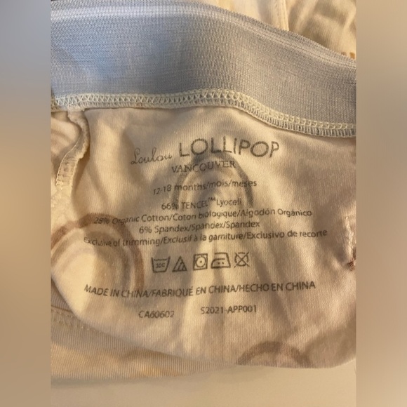 Loulou lollipop canyon rainbow baby pants in tencel 🇨🇦 12-18 mo - Picture 4 of 6
